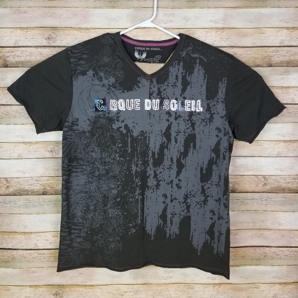 Mens Cirque Du Soleil Full Print Pop-Up Art sz XL
